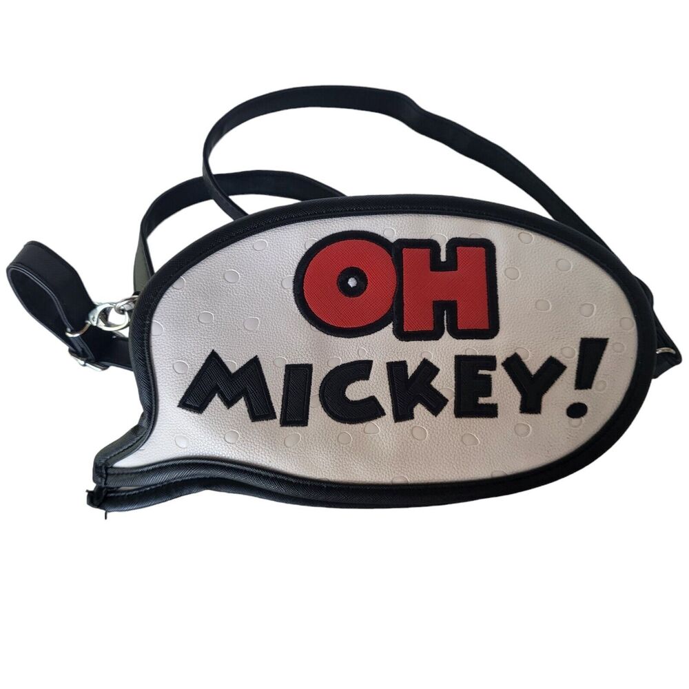 Disney Oh Mickey Mouse Chat Bubble Purse Crossbody Bag